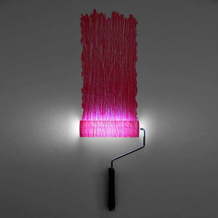 Paint Roller Lamp by Natalie Sampson – upcycleDZINE