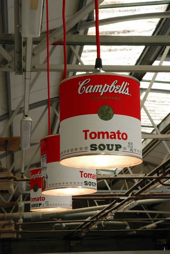 CAMPBELL’S CAN LIGHT by Willem Heeffer – upcycleDZINE