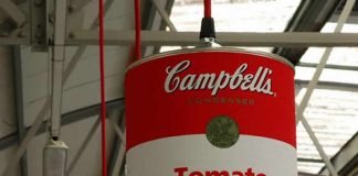 CAMPBELL’S CAN LIGHT by Willem Heeffer – upcycleDZINE