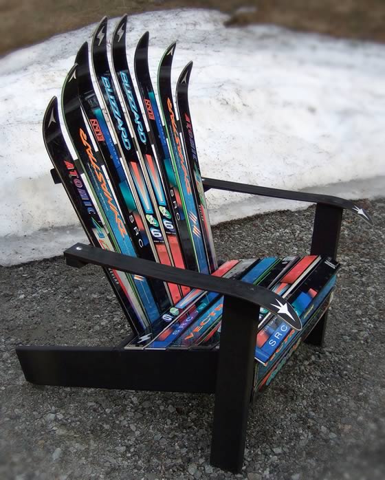 Adirondack Ski Chairs By Anne Rast