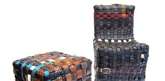 Genevieve: belt furniture by Jason Lloyd Fletcher – upcycleDZINE