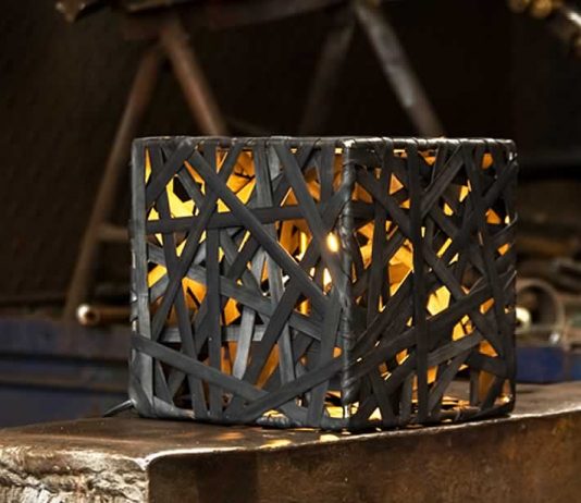 Bicycle Tube Lamp by Miks Design – upcycleDZINE