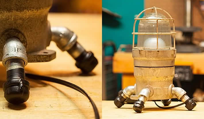 Steampunk Table Lamp by Reviver Labs – upcycleDZINE