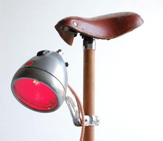 Vintage Bicycle Parts Lamp DIY by Fishtail45 Bicycle by Fishtail45 – upcycleDZINE