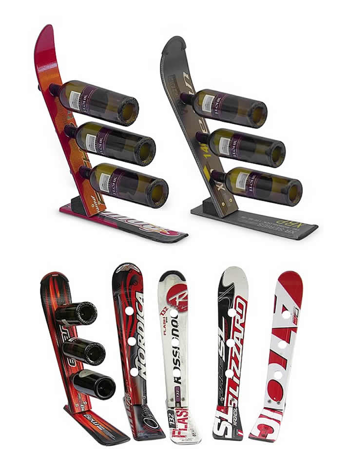 Snow Ski Wine Rack by SKICHAIR – upcycleDZINE