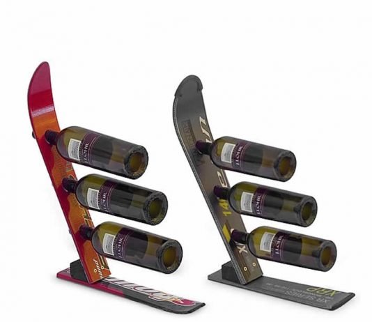 Snow Ski Wine Rack by SKICHAIR – upcycleDZINE