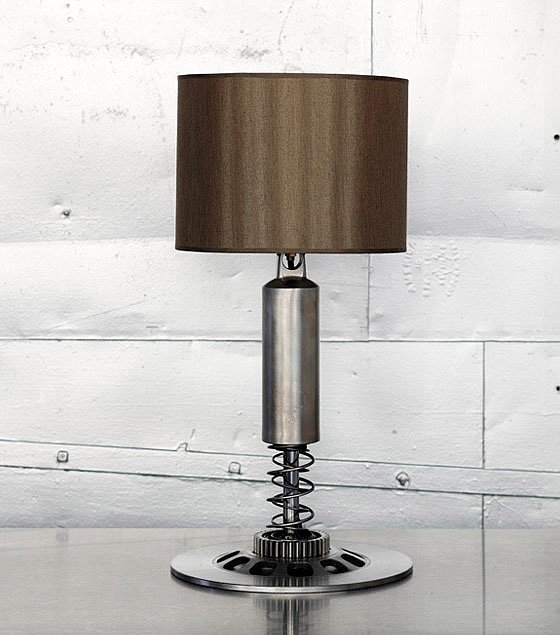 Motorcycle Floor Lamp by Classified Moto – upcycleDZINE