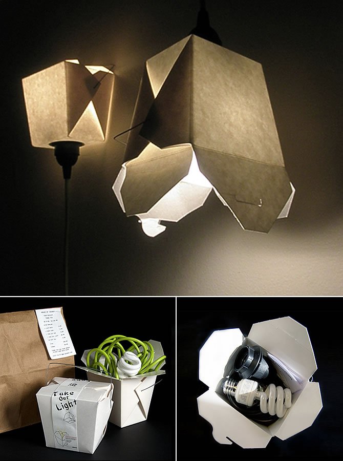 Take Out Light by Ideaka – upcycleDZINE