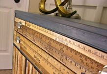 DIY: Yardstick Buffet by Corner House DIY: Yardstick Buffet by Corner House – upcycleDZINE