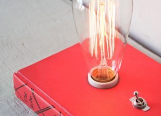 Hardback Book Lamp by Typewriter Boneyard – upcycleDZINE