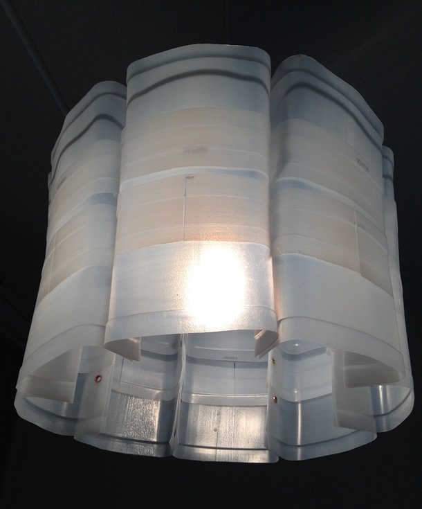 MilkFlowery lampshade by Gilbert de Rooij – upcycleDZINE