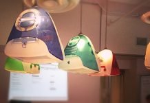 iMac Pendant lamp at G Adventures – upcycleDZINE