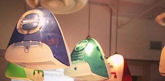 iMac Pendant lamp at G Adventures – upcycleDZINE
