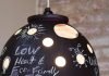 Chalkboard LED lampshade by Wes bennett Chalkboard LED lampshade by Wes bennett – upcycleDZINE