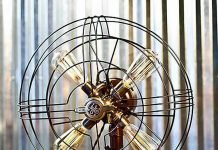 Vintage Fan Lamp by Dan Cordero Vintage Fan Lamp by Dan Cordero – upcycleDZINE