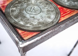 Film Canister End Table by Justin Neuhardt