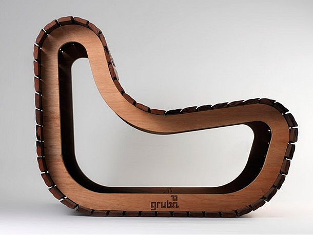 Roller blind furniture by Gruba – upcycleDZINE