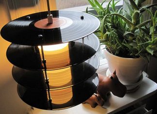Vinyl Records Lamp by Genanvendt Vinyl Records Lamp by Genanvendt – upcycleDZINE