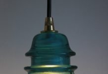 Glass Insulator lights by RailroadWare Glass Insulator lights by RailroadWare – upcycleDZINE