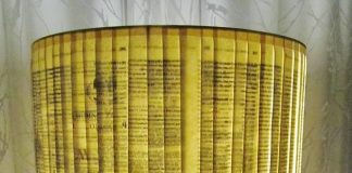 Wine Book Lampshade by lightreading