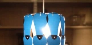DIY: Upcycle plastic into DROP lampshade by Gilbert de Rooij