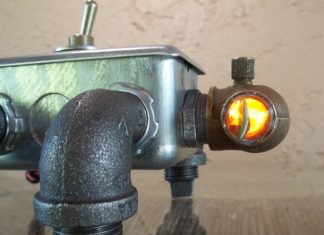 Scorptoise: Glowing robot lamp by IScourUScore Scorptoise: Glowing robot lamp by IScourUScore – upcycleDZINE