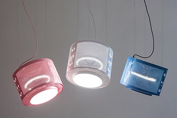 Upcycled washing drum lamp with a clean conscious by Willem Heeffer – upcycleDZINE