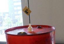 Upcycled oil drums by Indusigns