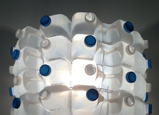 DIY: Upcycle milk cartons into MilkWheel lampshade by Gilbert de Rooij – upcycleDZINE