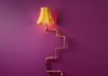 Climbing Wall Lamp: Windsor chairs light up wall by Furniture Magpies – upcycleDZINE
