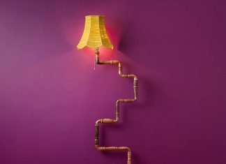 Climbing Wall Lamp: Windsor chairs light up wall by Furniture Magpies – upcycleDZINE