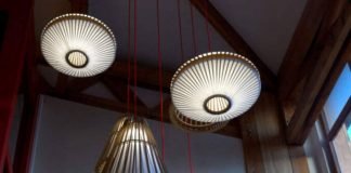 mhoz cardboard lamp collection | upcycleDZINE