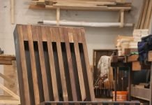 Easy Rider: chair made out of old planks by Sandman Easy Rider: chair made out of old planks by Sandman on upcycleDZINE