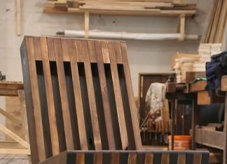 Easy Rider: chair made out of old planks by Sandman on upcycleDZINE