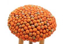 PomPom Series: discarded silk Sarees turn into furniture by Studio Avni PomPom Series: discarded silk Sarees turn into furniture by Studio Avni – upcycleDZINE
