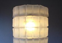 DIY: Upcycle milk cartons into MILKDRUM lampshade by Gilbert de Rooij