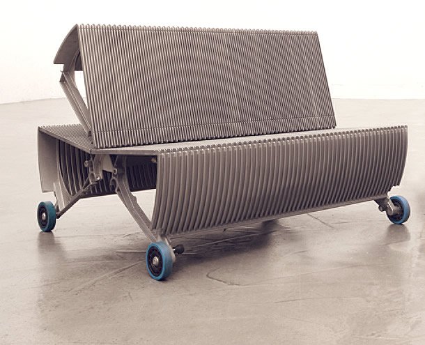 de_escalator: Furniture made out of an old escalator by gabarage – UpcycleDZINE