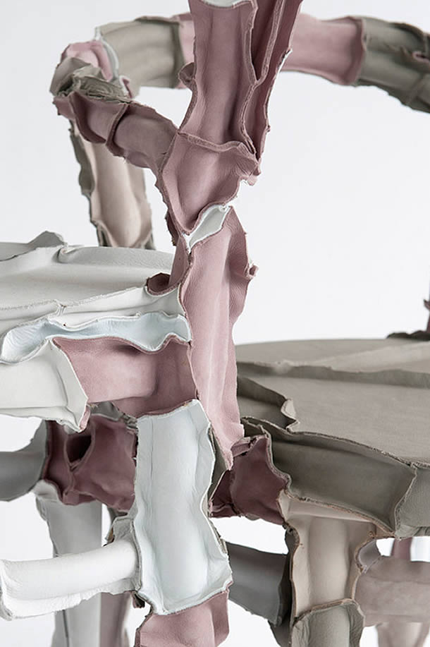 Leather leftovers upcycled by PePe Heykoop – upcycleDZINE