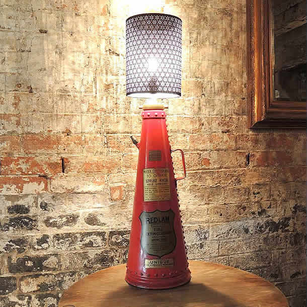 Classic Fire Extinguisher Lamps By, Fire Extinguisher Floor Lamp