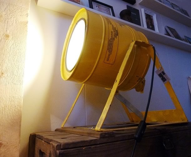 Yellow Tap: Industrial spotlight by Indusigns – upcycleDZINE