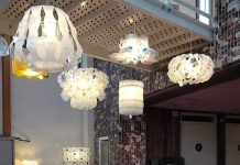 upcycleDZINE lampshades exhibited