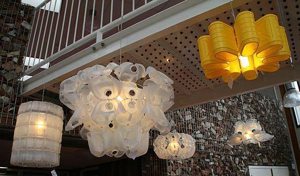 upcycleDZINE lampshades exhibited