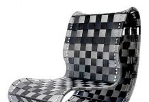 Reclaimed Seatbelt Chair by Adam Barron on upcycleDZINE