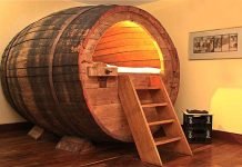 Beer Barrel Bedroom: sleeping in an upcycled 19th century barrel