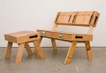 Crate Chairs: Upcycled storage crates by Autumn Workshop Crate Chairs: Upcycled storage crates by Autumn Workshop on upcycleDZINE