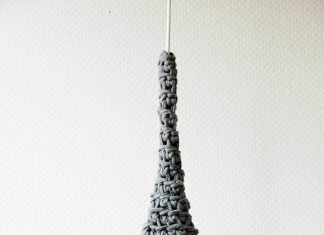 LUUNA: Crochet pendant lamp by Buubok – upcycleDZINE