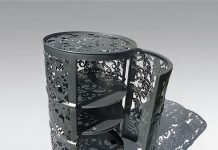 Metal Barrels upcycled into lace furniture by Dentelles & Bidons Metal Barrels upcycled into lace furniture by Dentelles & Bidons – upcycleDZINE