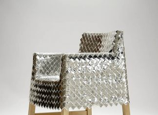 Snow Job: Chair with candy wrappers cover by Emiliano Godoy on upcycleDZINE