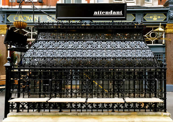 Attendant: London Victorian toilet turned into a unique cafe – upcycleDZINE