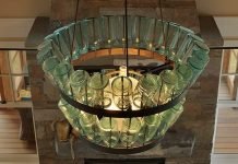 50 Jar Chandelier by Conant Metal & Light